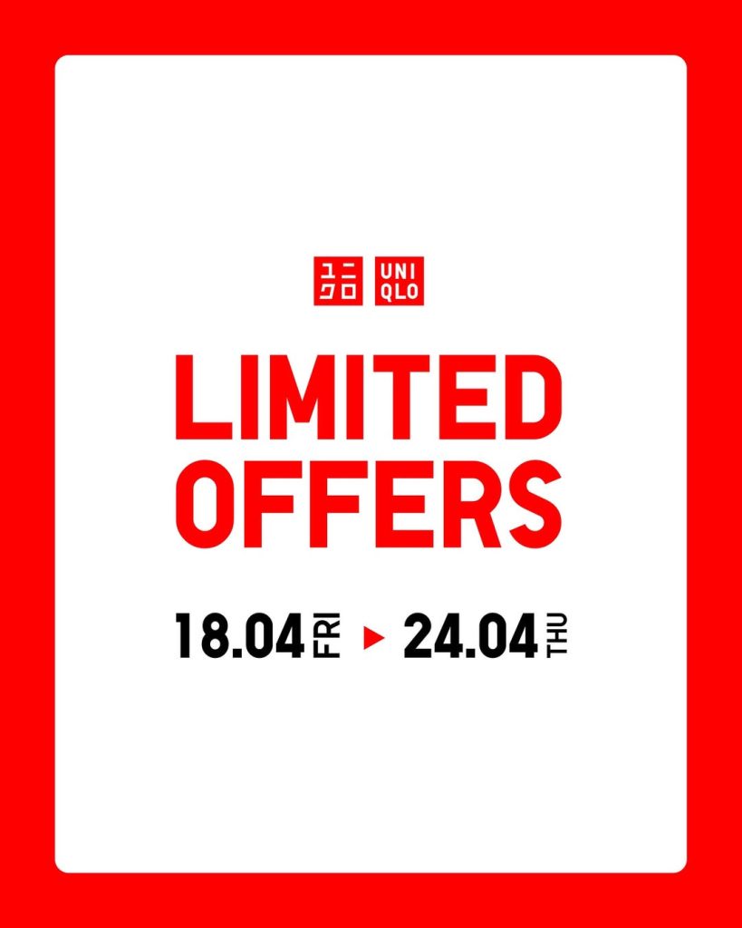 Promo Uniqlo Limited Offers Periode 14 – 24 April 2025