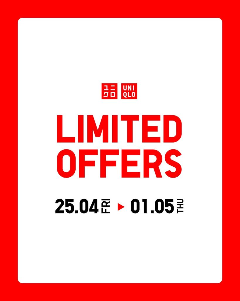 Promo Uniqlo Limited Offers Periode 25 April – 1 Maret 2025