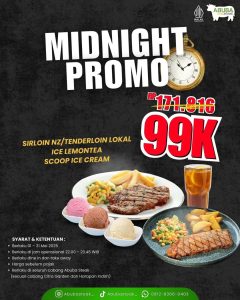 Promo Abuba Steak Midnight Promo Rp 99K