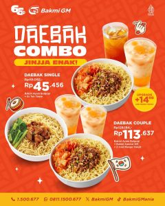 Promo Bakmi GM Daebak Combo Mulai Dari Rp 45 Ribuan