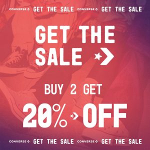 Promo Converse Get The Sale Beli 2 Diskon 20%