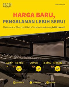 Promo Flix Cinema MOI Harga Baru Mulai Dari Rp 30.000