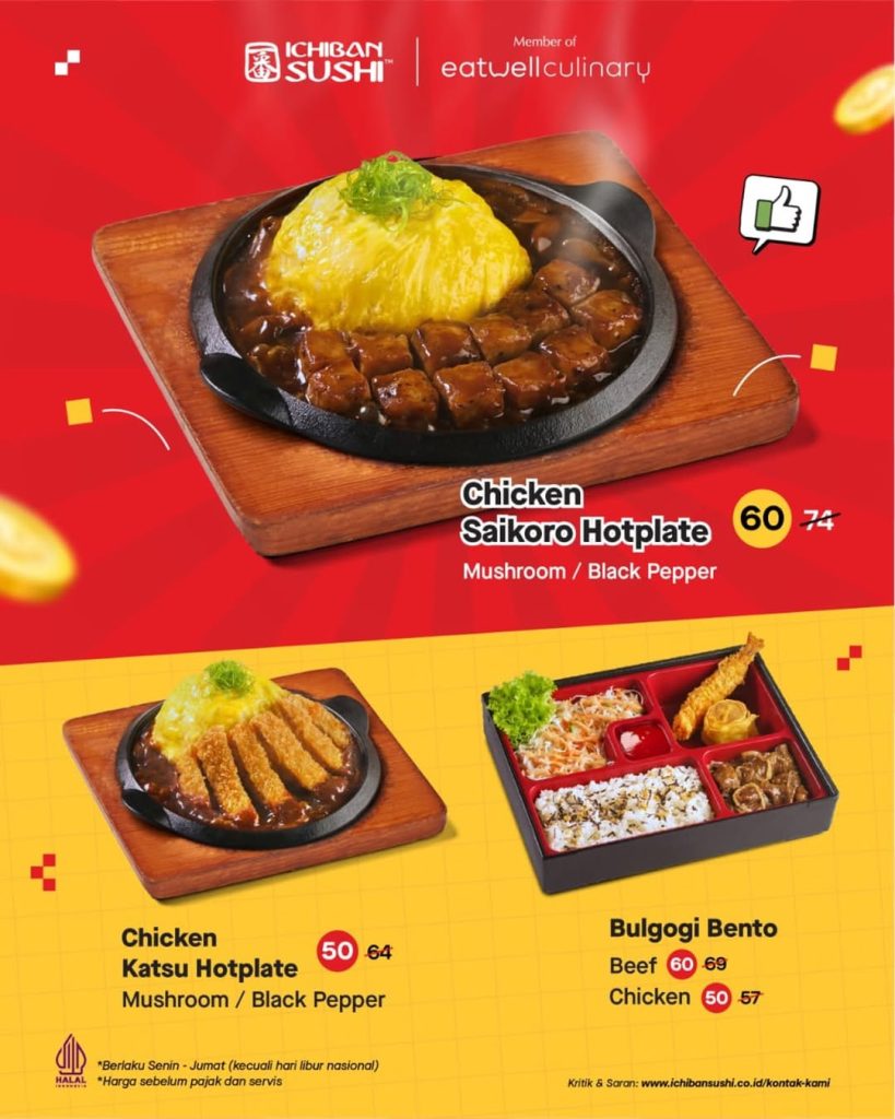 Promo Ichiban Sushi Hemato Holiday Diskon 20%