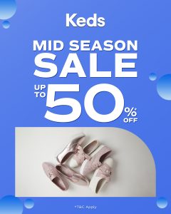Promo Keds Mid Season Sale Diskon s/d  50%