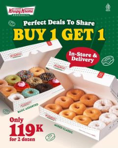 Promo Krispy Kreme 2 Lusin Hanya Rp 119.000