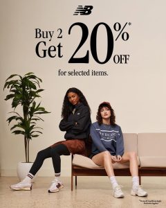 Promo New Balance Buy 2 Get 20% Off