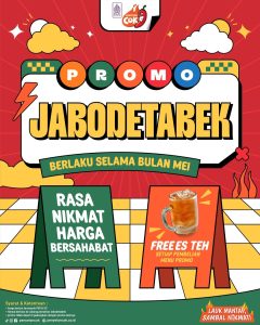 Promo Penyetan Cok Jabodetabek Mei Mulai Dari Rp 32.000