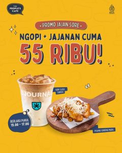 Promo People’s Cafe Sarapan Komplit + Jajan Sore Rp 55.000