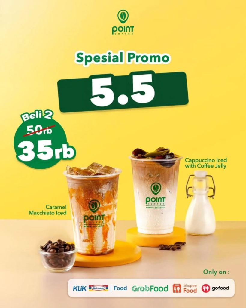 Promo Point Coffee Spesial Promo 5.5 Beli 2 Rp 35.000