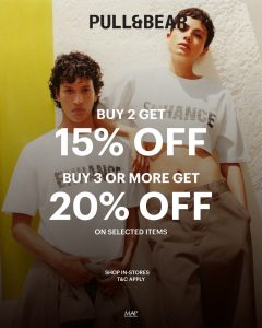 Promo Pull & Bear Diskon s/d 30% Untuk Pembelian min. 3 Items
