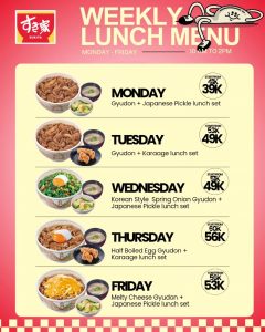 Promo Sukiya Lunch Menu Mulai Dari Rp 39.000