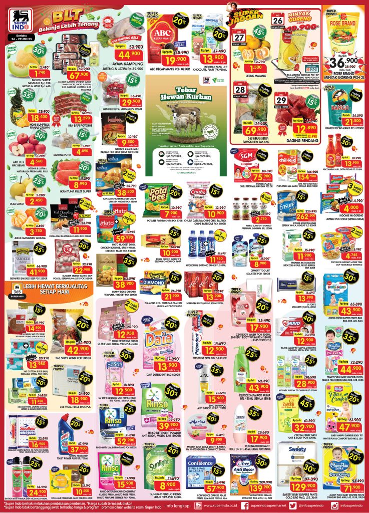 Promo Superindo Periode 26 – 29 Mei 2025