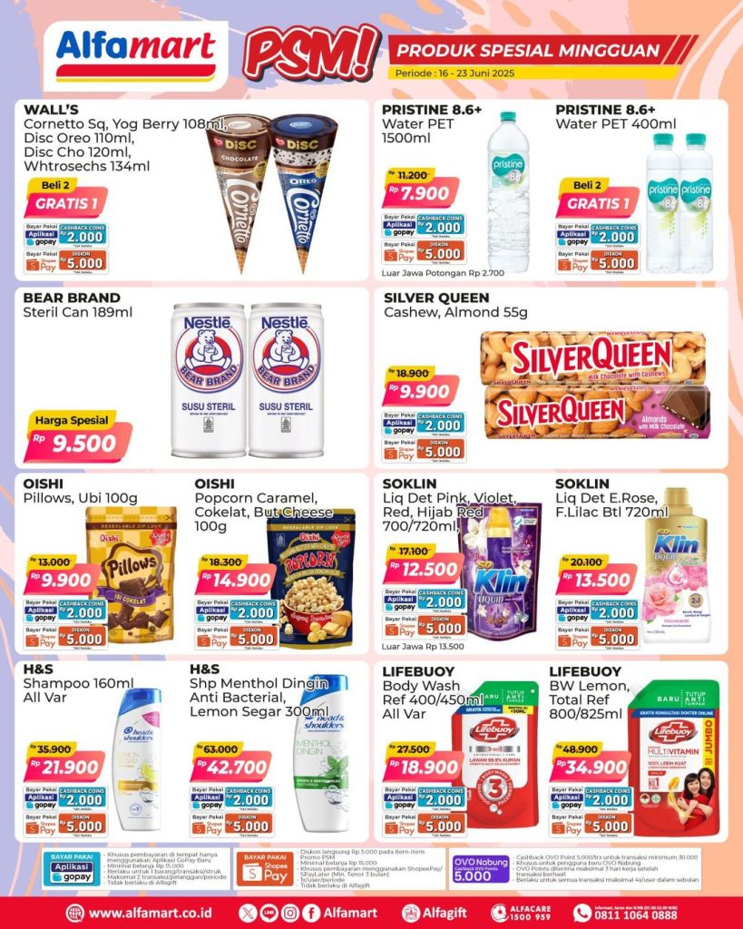 Promo Alfamart PSM Periode 16 – 23 Juni 2025