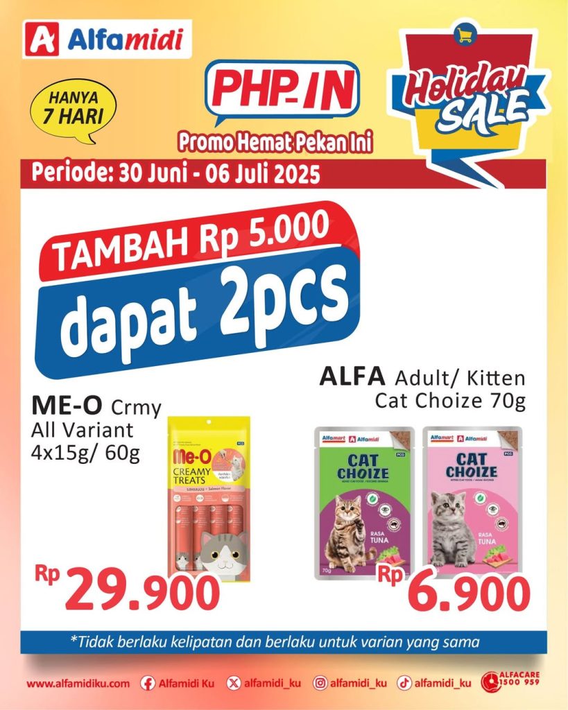 Promo Alfamidi PHPin Periode 30 Juni – 6 Juli 2025