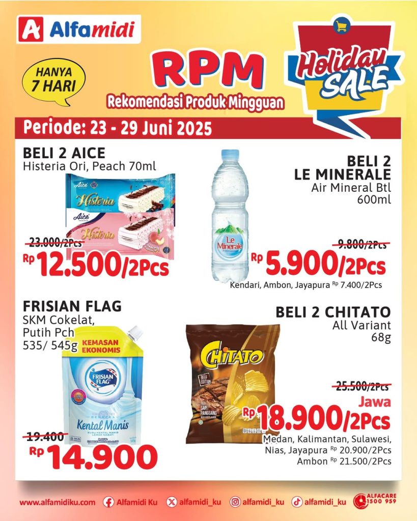 Promo Alfamidi RPM Periode 23 – 29 Juni 2025