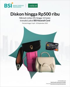Promo Bank BSI vs Voila.id, Diskon s/d Rp 500.000