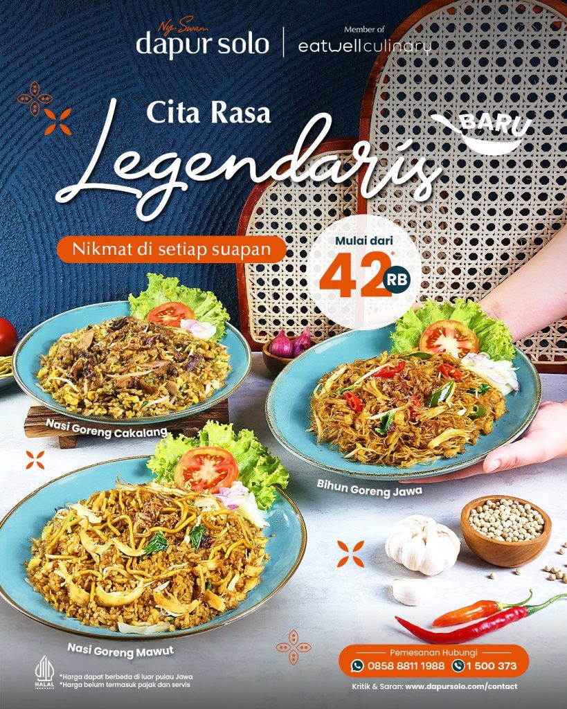 Promo Dapur Solo Cita Rasa Legendaris Mulai Dari Rp 42 Ribuan