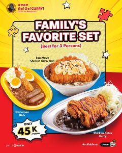 Promo Go Go Curry Family’s Family Set