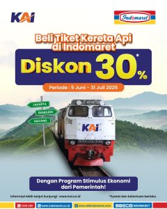 Promo Indomaret Diskon PT KAI dan Pelni s/d 50%