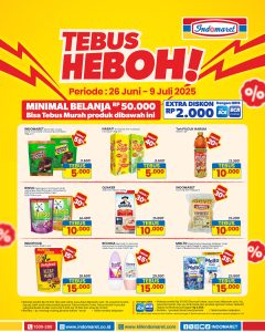 Promo Indomaret Tebus Heboh 26 Juni – 9 Juli 2025