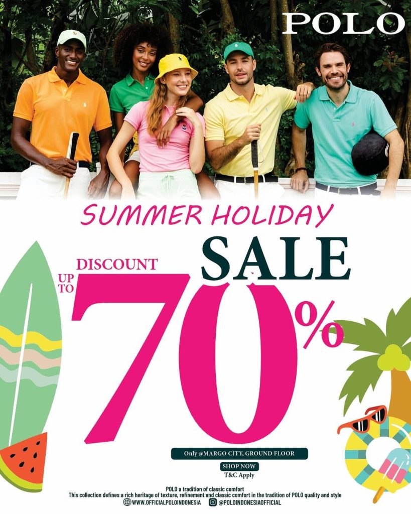 Promo Polo Summer Holiday Sale Diskon s/d 70%