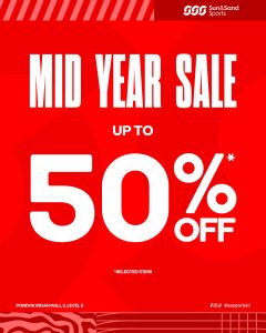 Promo Sun & Sand Sports Mid Year Sale Diskon s/d 50%