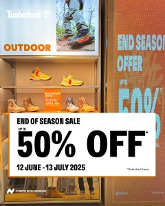 Promo Timberland End of Season Sale Diskon 50%