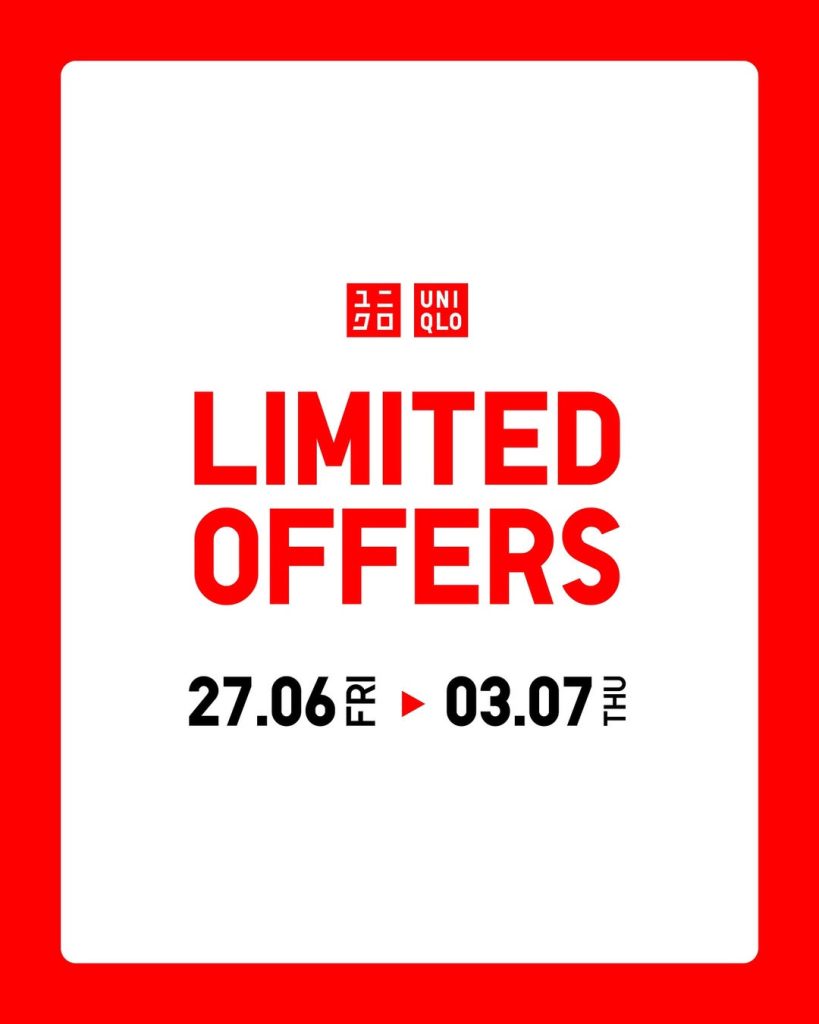 Promo Uniqlo Limited Offers Periode 25 Juni – 3 Juli 2025