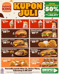 Kupon Burger King Juli 2025