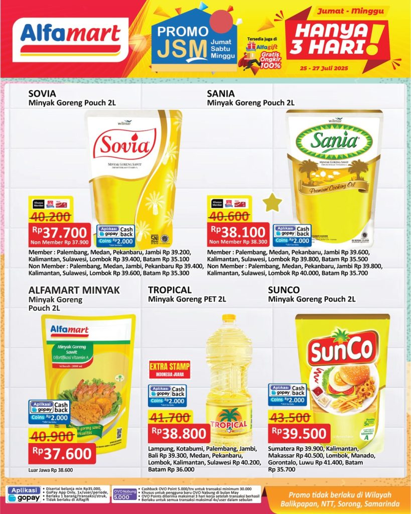 Promo Alfamidi JSM Periode 25 – 27 Juli 2025