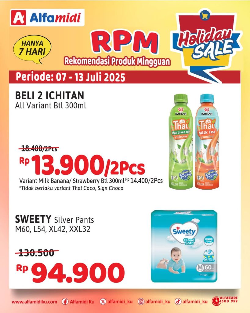 Promo Alfamidi RPM Periode 7 – 13 Juli 2025