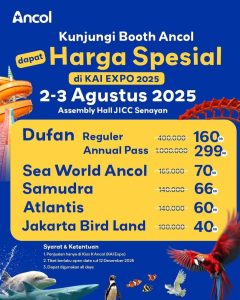 Promo Ancol Harga Spesial di KAI Expo 2025