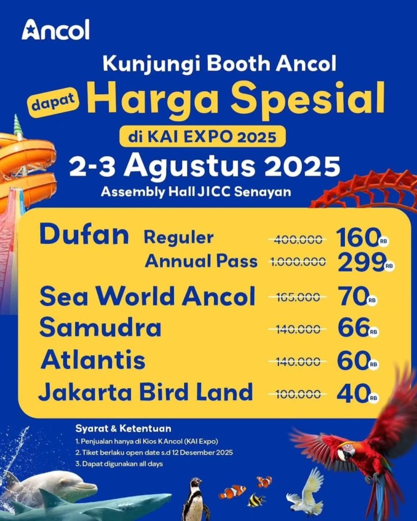 Promo Ancol Harga Spesial di KAI Expo 2025