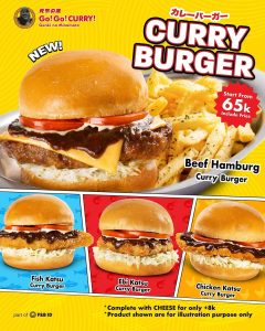 Promo Go Go Curry Curry Burger Mulai dari Rp 65.000