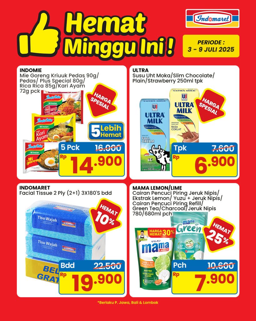 Promo Indomaret Hemat Minggu Ini 3 – 9 Juli 2025