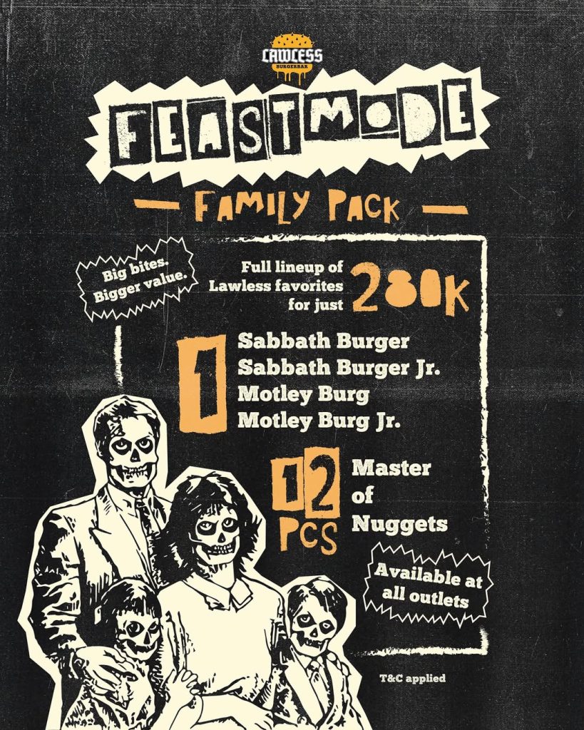 Promo Lawless Burgerbar Family Pack Hanya Rp 280.000