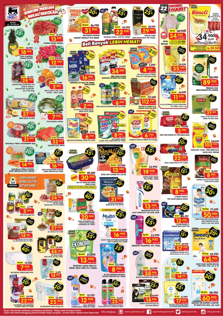 Promo Superindo  Periode 21 – 24 Juli 2025