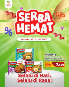 Promo Yogya Toserba Serba Hemat Periode 18 – 31 Juli 2025