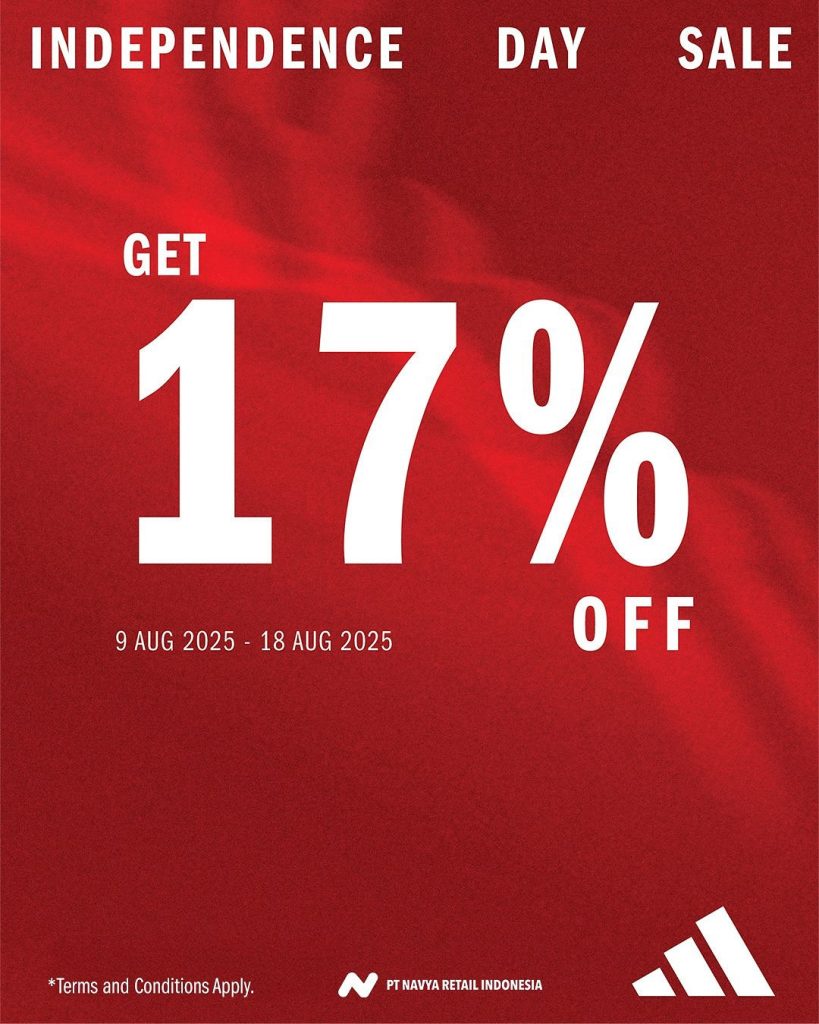 Promo Adidas Independence Day Sale Diskon 17%