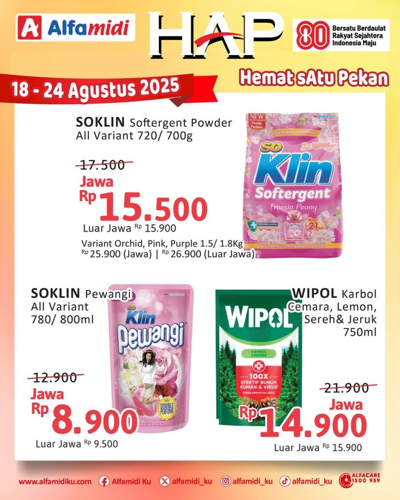 Promo Alfamidi HAP Periode 18 – 24 Agustus 2025