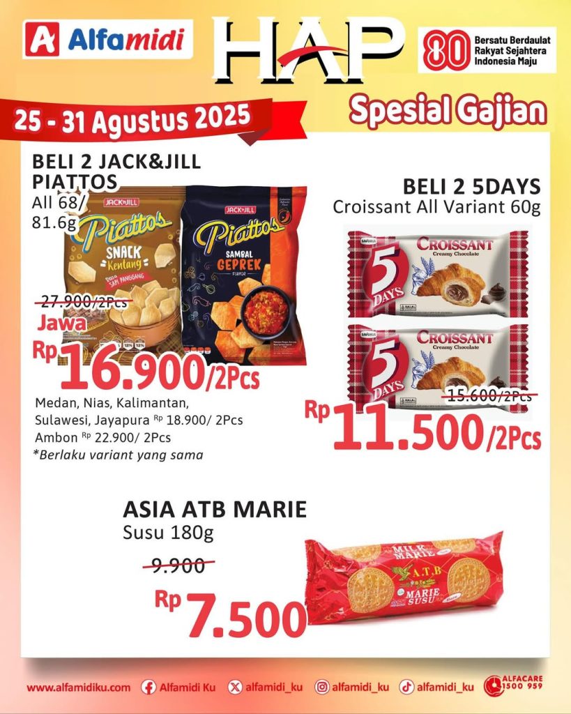 Promo Alfamidi HAP Periode 25 – 31 Agustus 2025