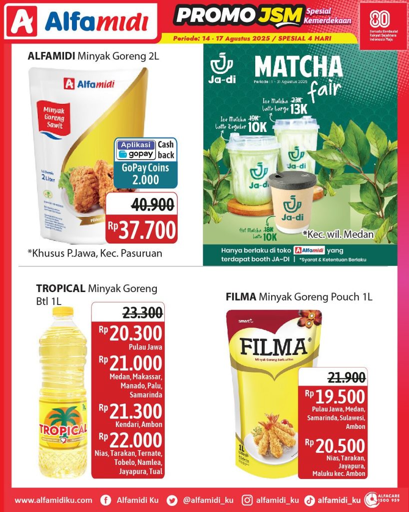 Promo Alfamidi JSM Periode 15 – 18 Agustus 2025