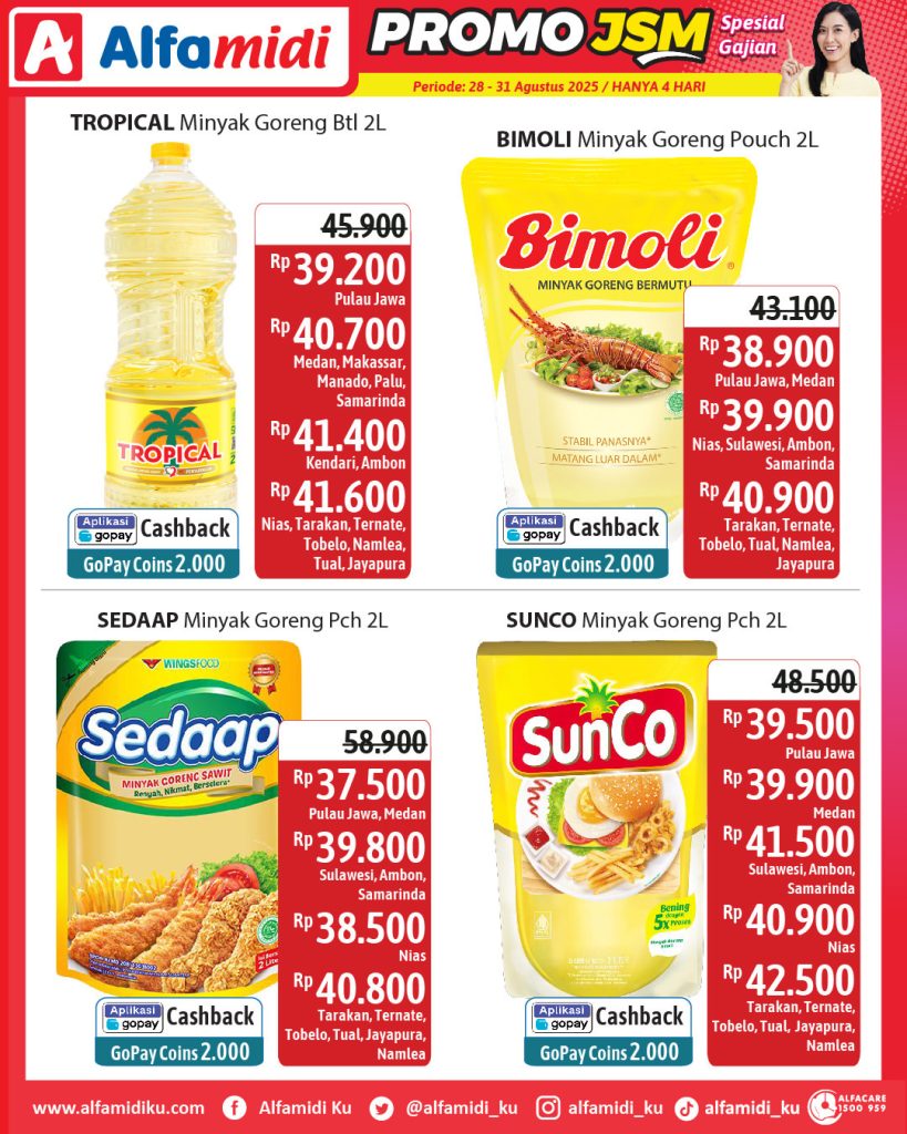 Promo Alfamidi JSM Periode 28 – 31 Agustus 2025
