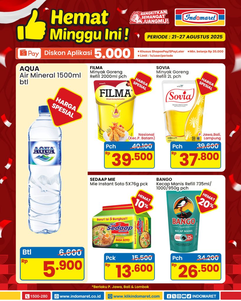 Promo Indomaret Hemat Minggu Ini Periode 21 – 27 Agustus 2025