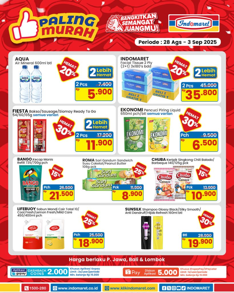 Promo Indomaret Paling Murah 28 Agustus – 3 September 2024