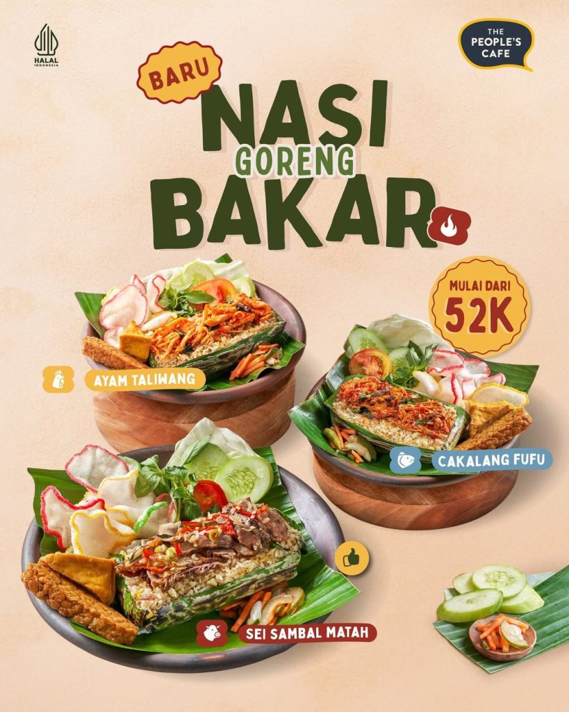 Promo People’s Cafe Nasi Goreng Bakar Mulai Dari Rp 52K