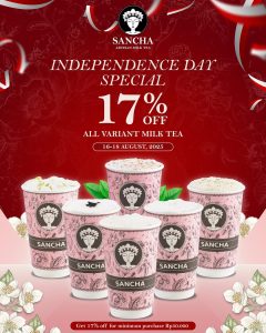 Promo Sancha Independence Day Special Diskon 17%
