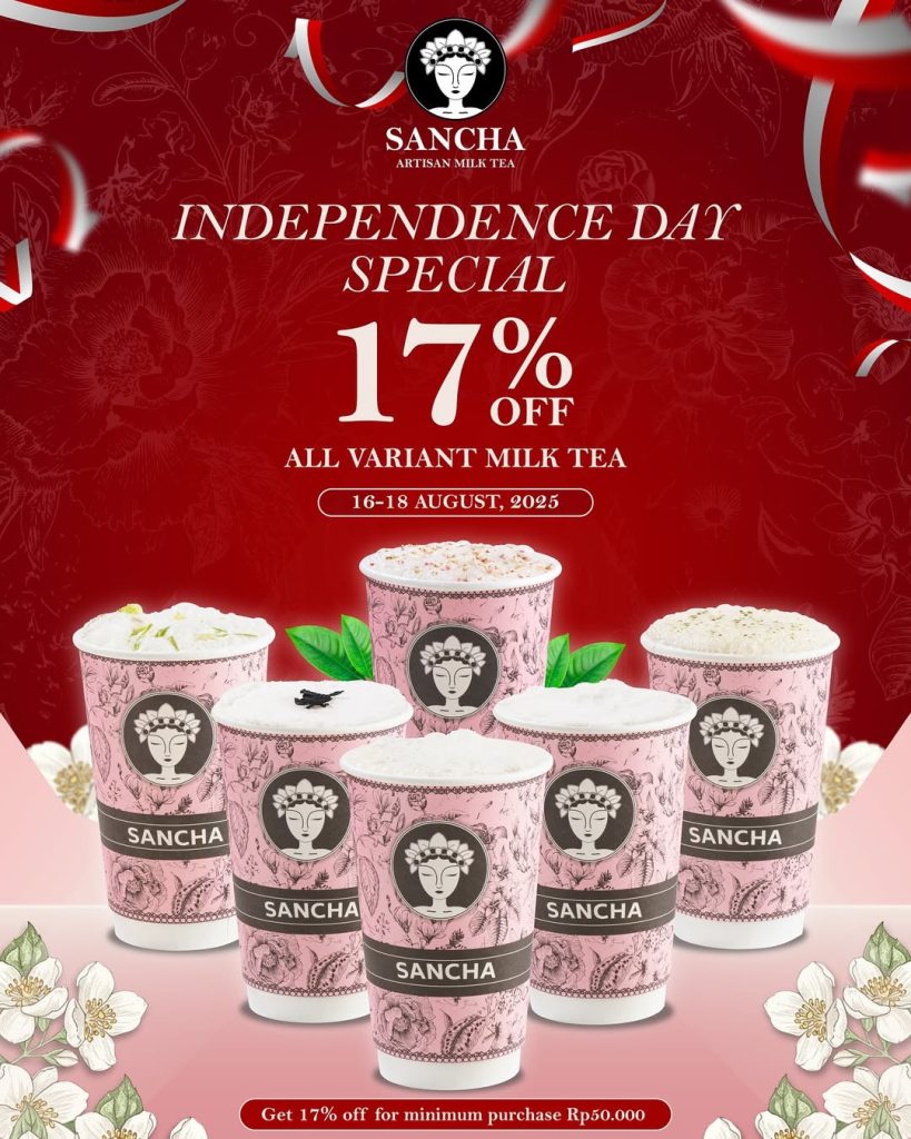 Promo Sancha Independence Day Special Diskon 17%