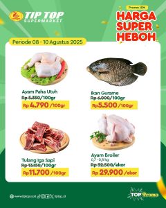 Promo Tip Top JSM Harga Super Heboh Periode `8 – 10 Agustus 2025