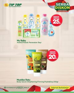 Promo Tip Top Serba Diskon 16 – 31 Agustus 2025